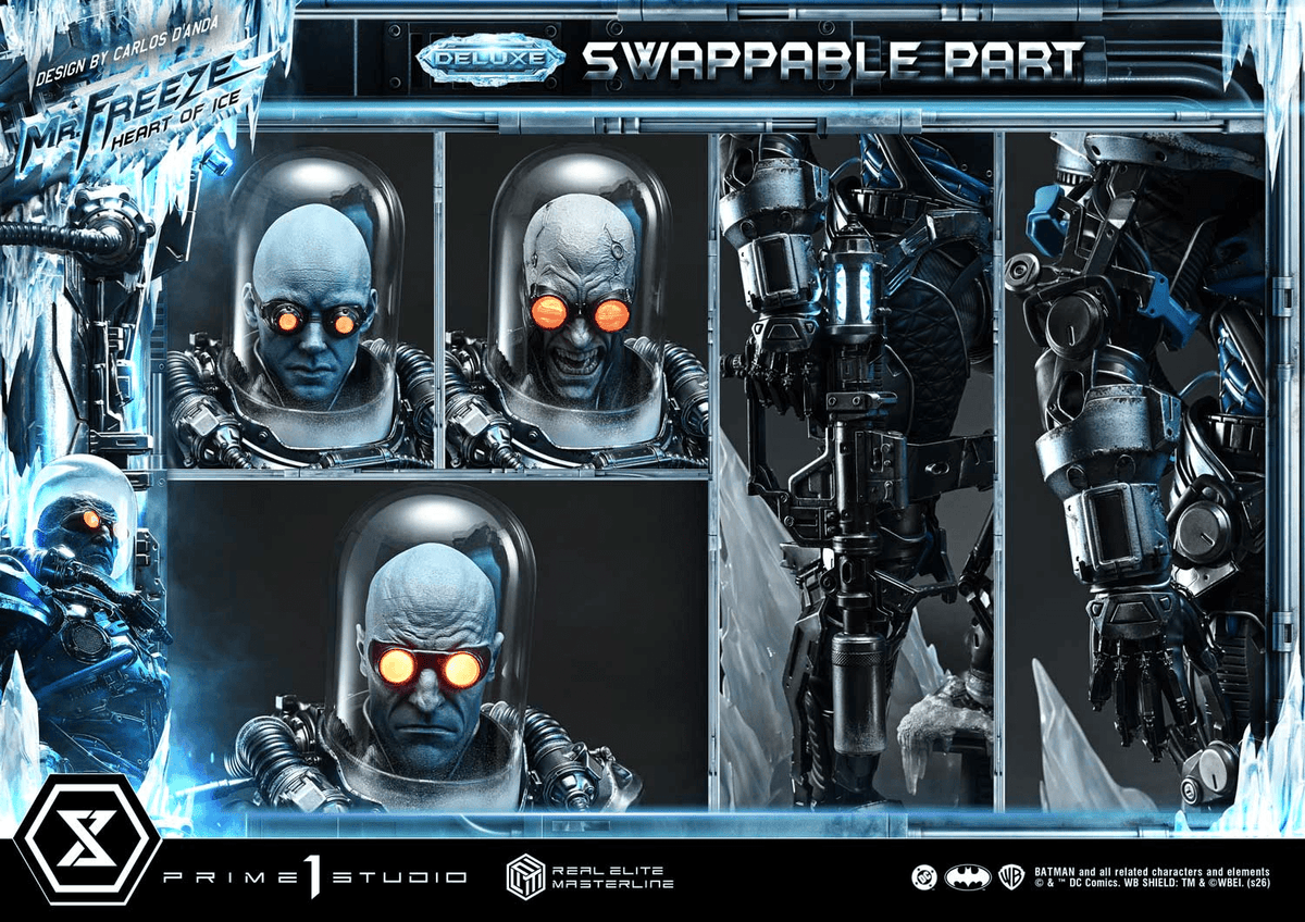 Real Elite Masterline Batman (Comics) Mr. Freeze Heart of Ice (Design by Carlos D'Anda) Deluxe Version