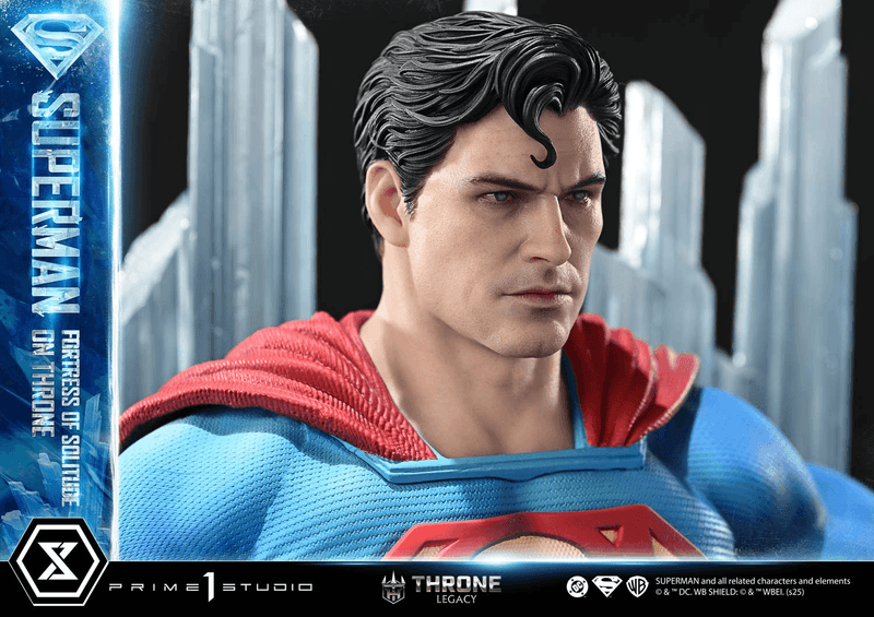 Prime 1 Studio Throne Legacy Superman (Comics) Superman Fortress of Solitude on Throne (Design by Gabriele Dell'Otto) Ultimate Bonus Version | 4582647122162