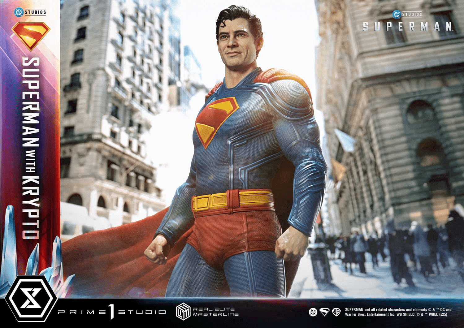 Real Elite Masterline Superman (2025 Film) Superman with Krypto Bonus Version | 4582647123022