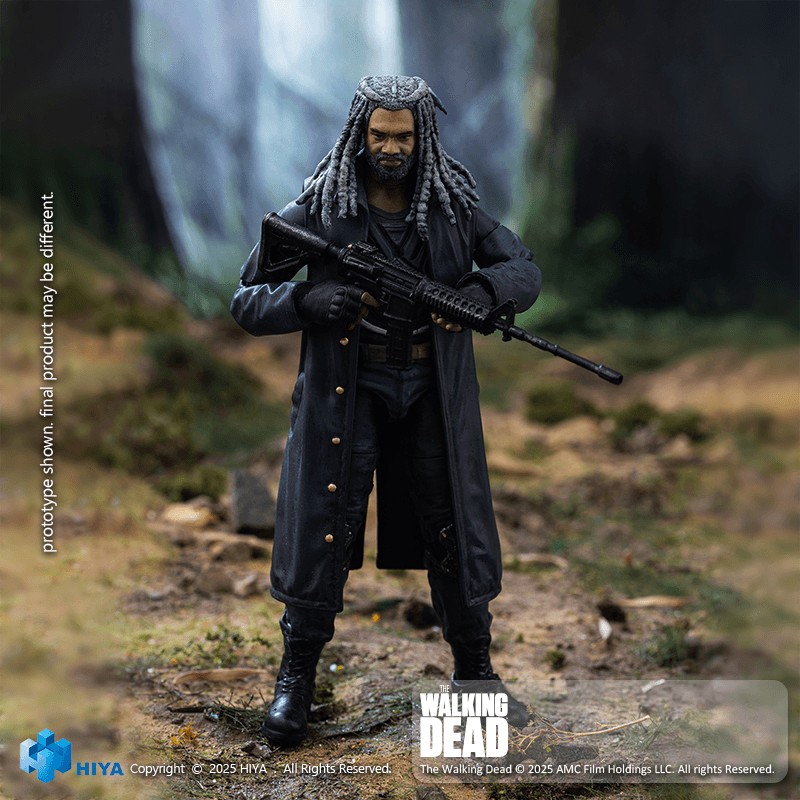 HIYA Exquisite Mini Series 118 Scale 4 Inch The Walking Dead Ezekiel Action Figure | 6957534204890
