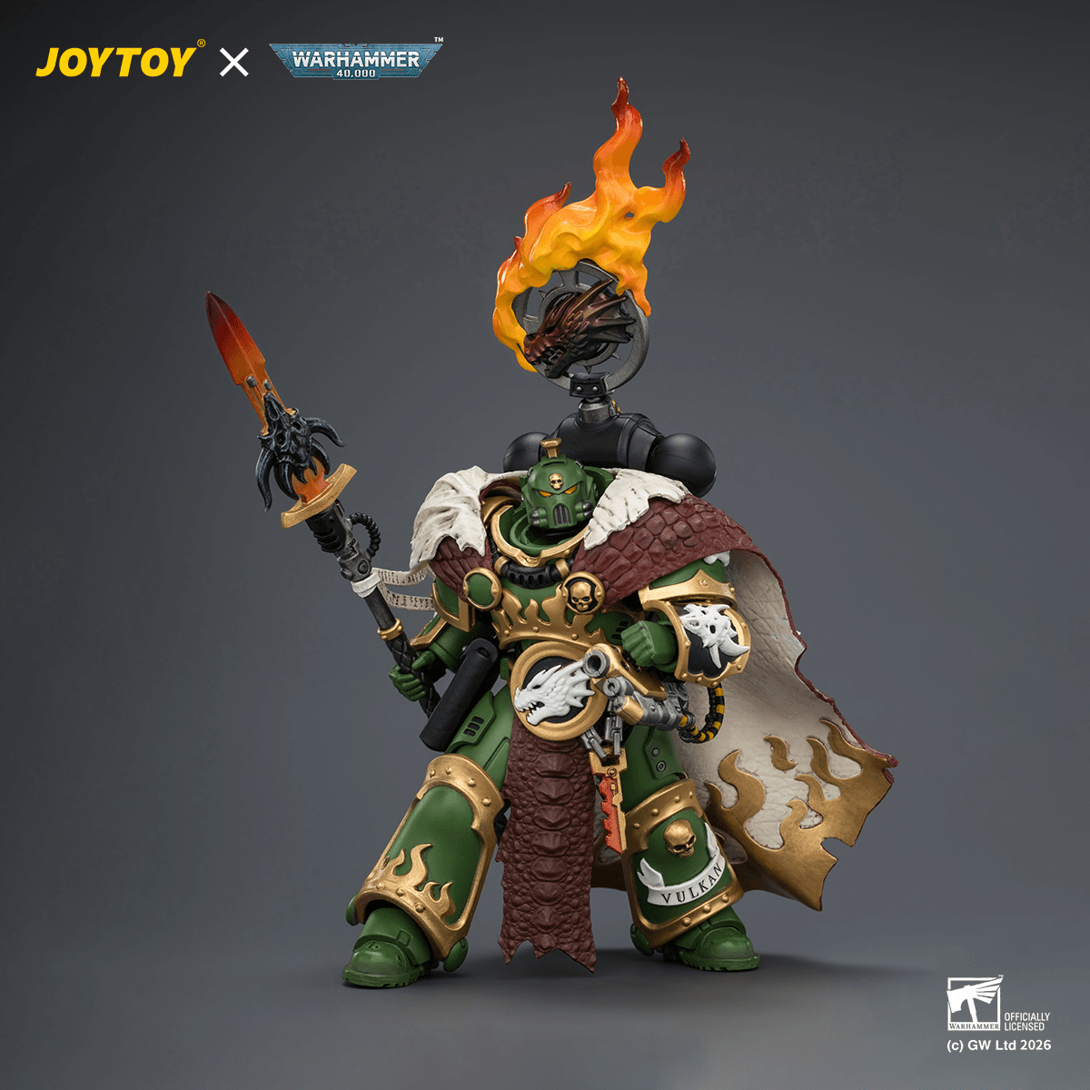 Salamanders Vulkan He'stan, the Forgefather with the Spear of Vulkan and the Gauntlet of the Forge | 6927054404438