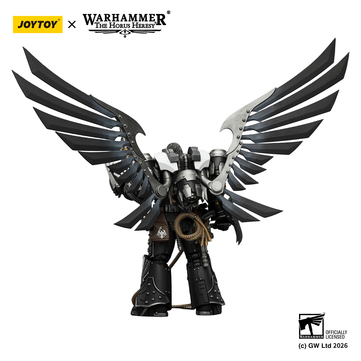 Raven Guard Corvus Corax, Primarch of the XIX Legion with artificer-crafted lightning talons, archaeotech pistols, and whip | 6927054404179