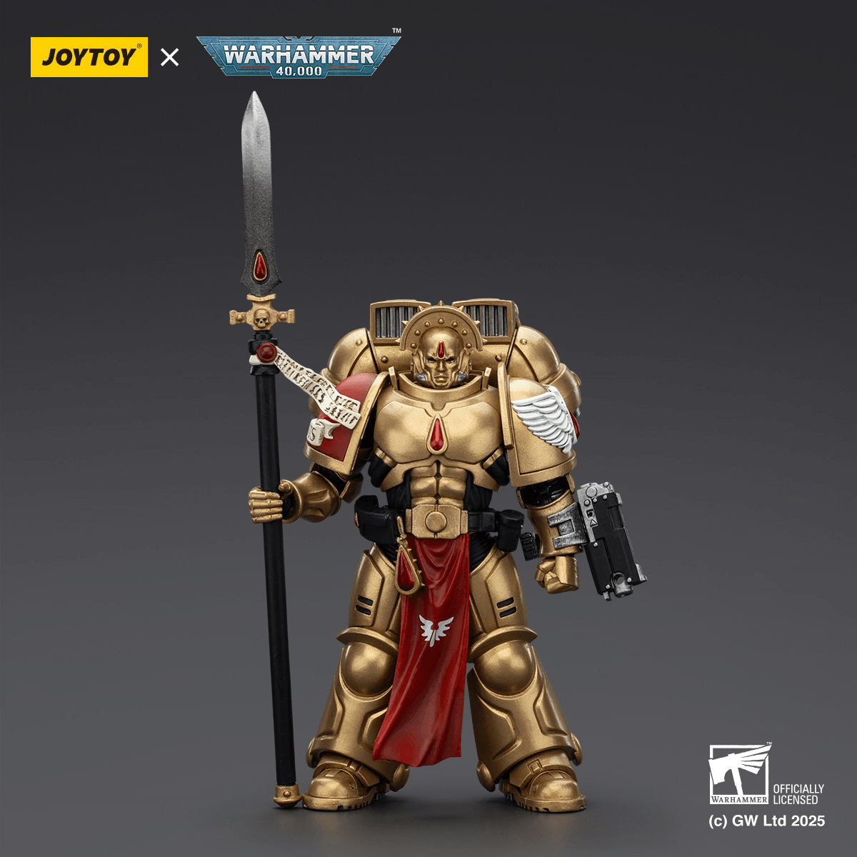 Blood Angels Sanguinary Guard 2 with Angelus Boltgun and Encarmine Spear | 6927054401857