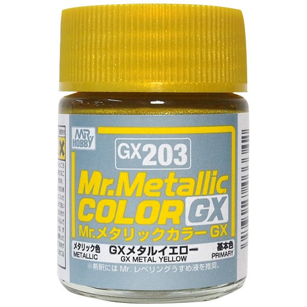 Mr Hobby Mr Color GX 203 Metal Yellow | 4973028033342
