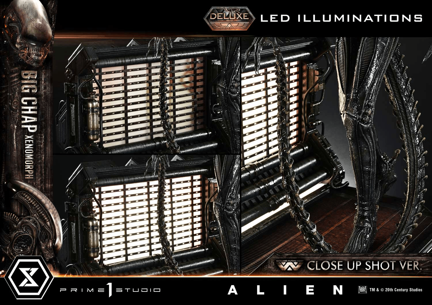 Museum Masterline XL Alien (Film) Big Chap Xenomorph Close Up Shot Ver. Deluxe Version | 4582647123978