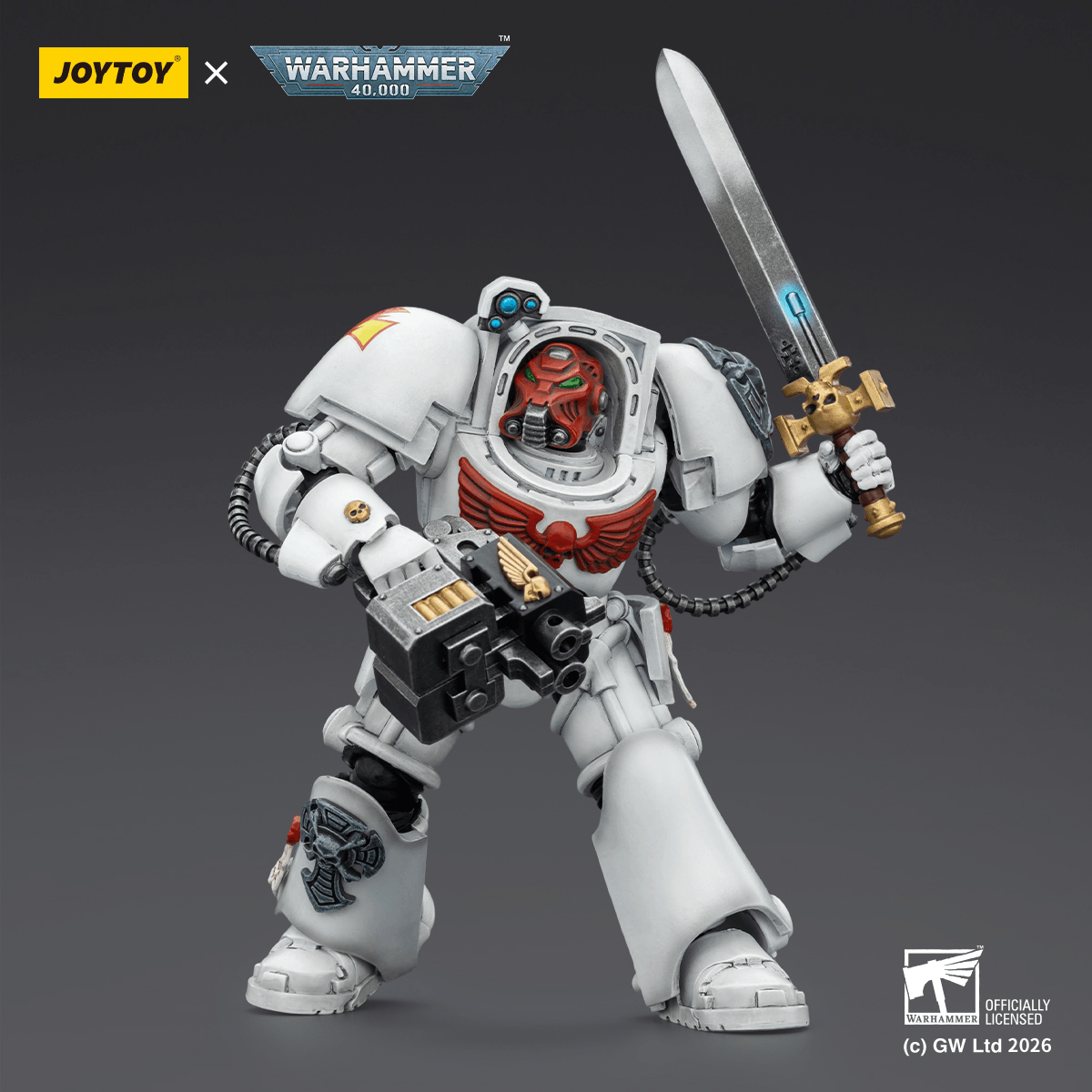 White Scars Terminator 1 with Power Sword and Storm Bolter | 6927054403189