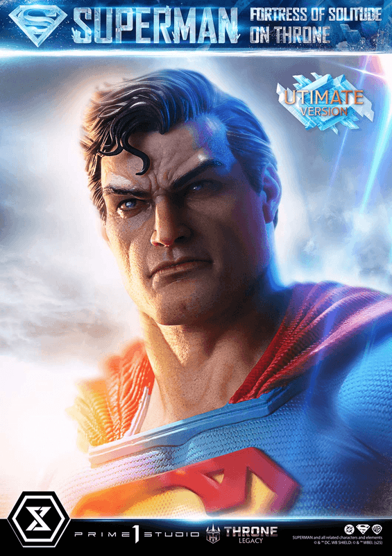 Prime 1 Studio Throne Legacy Superman (Comics) Superman Fortress of Solitude on Throne (Design by Gabriele Dell'Otto) Ultimate Bonus Version | 4582647122162