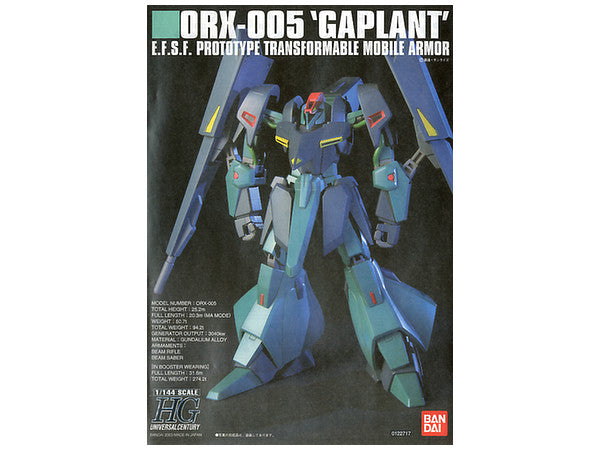 Bandai HGUC 1/144 #42 Gaplant "Z Gundam" | 4573102635693