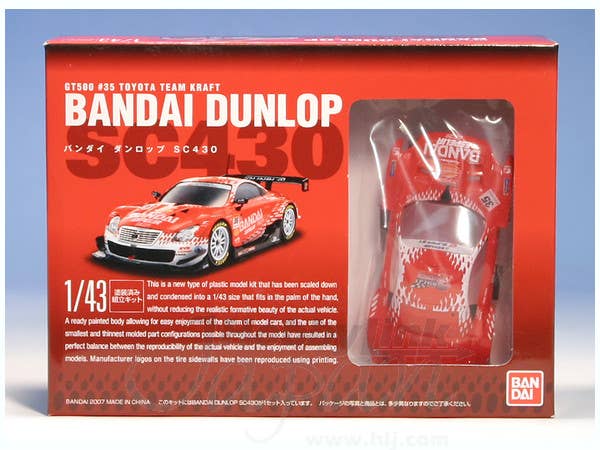 1/43 BANDAI DUNLOP SC430 | 4543112505415