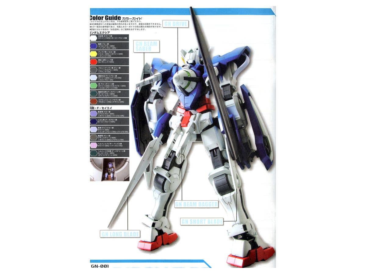 Bandai Gundam Exia 'Gundam 00', Bandai 1/60 00 | 4573102577177