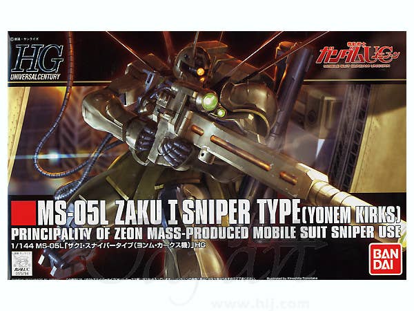 Bandai HGUC 1/144 #137 Zaku 1 Sniper (Yonem Kirks Custom) "Mobile Suit Gundam" | 4573102606648