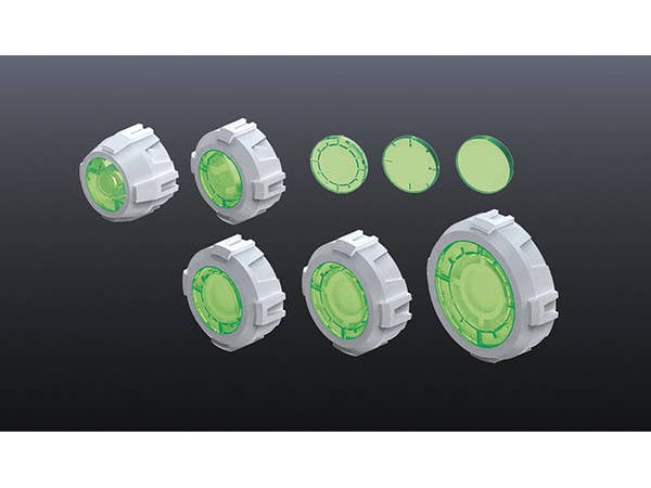 Builders Parts - HD Sight Lens Green | 4573102628565