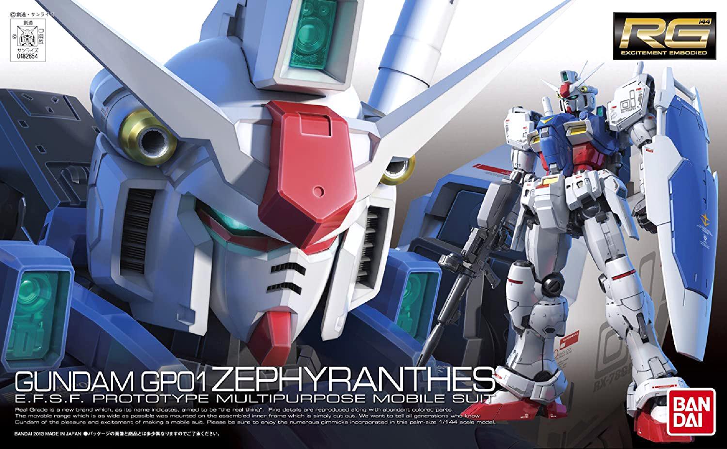 Bandai RG 1/144 #12 RX-78 GP01 Gundam GP01 Zephyrantes | 4573102618245