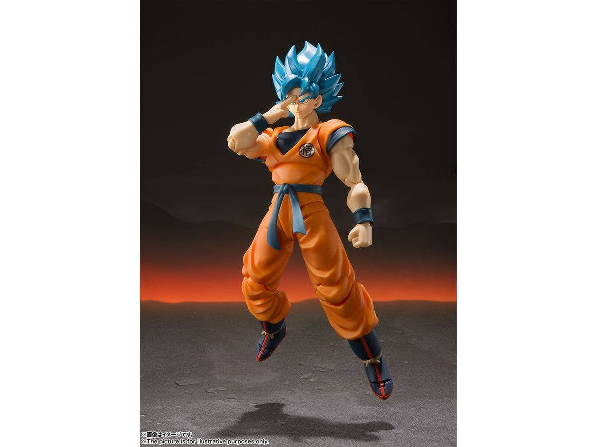 TAMASHII NATIONS Super Saiyan God Super Saiyan Goku "Dragon Ball Super", TAMASHII NATIONS S.H. Figuarts | 4573102557001