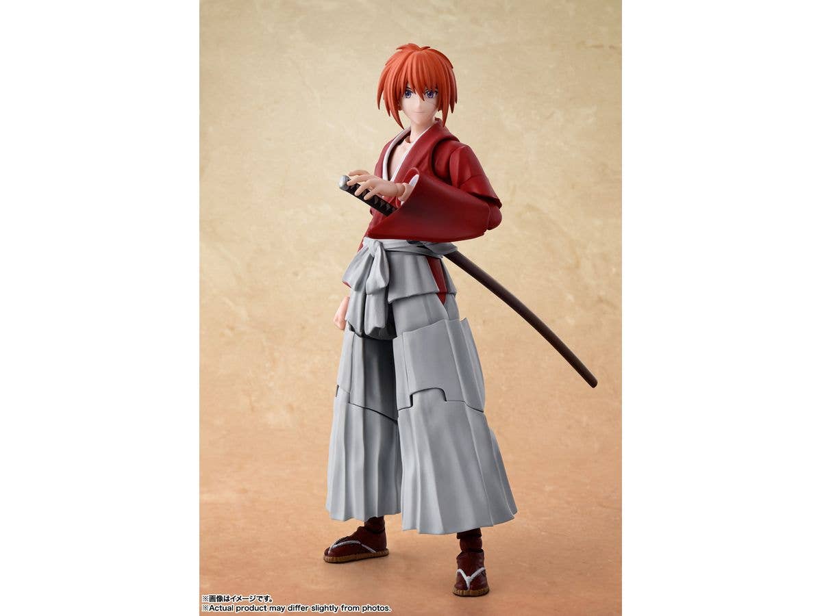 BANDAI Tamashii Kenshin Himura "Rurouni Kenshin: Meiji Swordsman Romantic Story", TAMASHII NATIONS S.H.Figuarts | 4573102654809
