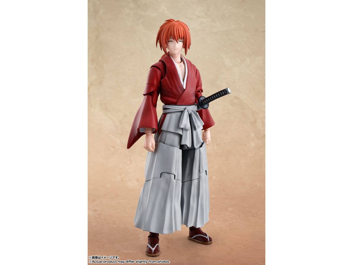BANDAI Tamashii Kenshin Himura "Rurouni Kenshin: Meiji Swordsman Romantic Story", TAMASHII NATIONS S.H.Figuarts | 4573102654809