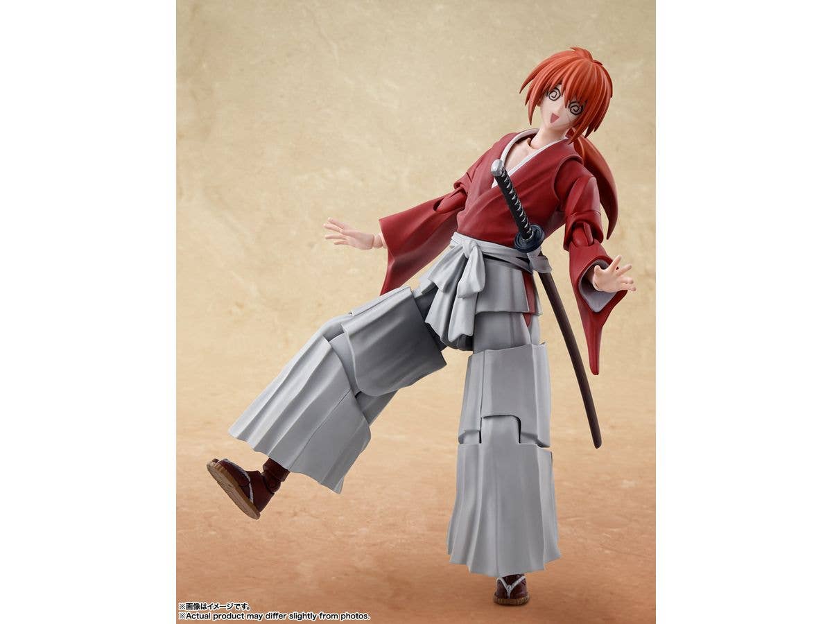 BANDAI Tamashii Kenshin Himura "Rurouni Kenshin: Meiji Swordsman Romantic Story", TAMASHII NATIONS S.H.Figuarts | 4573102654809