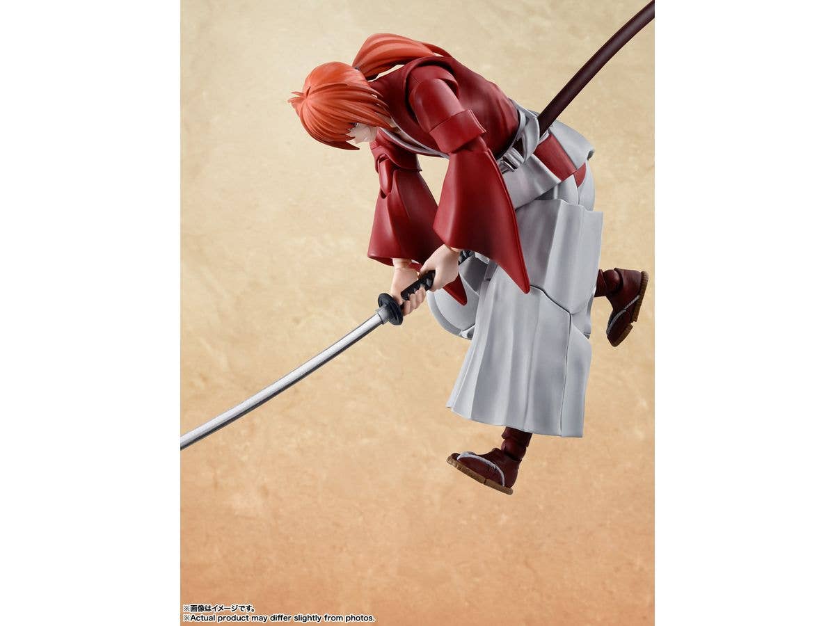 BANDAI Tamashii Kenshin Himura "Rurouni Kenshin: Meiji Swordsman Romantic Story", TAMASHII NATIONS S.H.Figuarts | 4573102654809