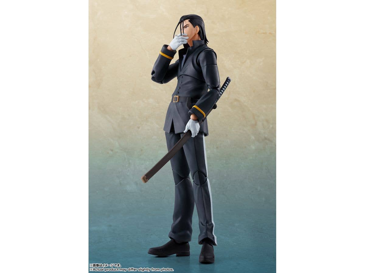 BANDAI Tamashii Hajime Saito "Rurouni Kenshin: Meiji Swordsman Romantic Story", TAMASHII NATIONS S.H.Figuarts | 4573102654816