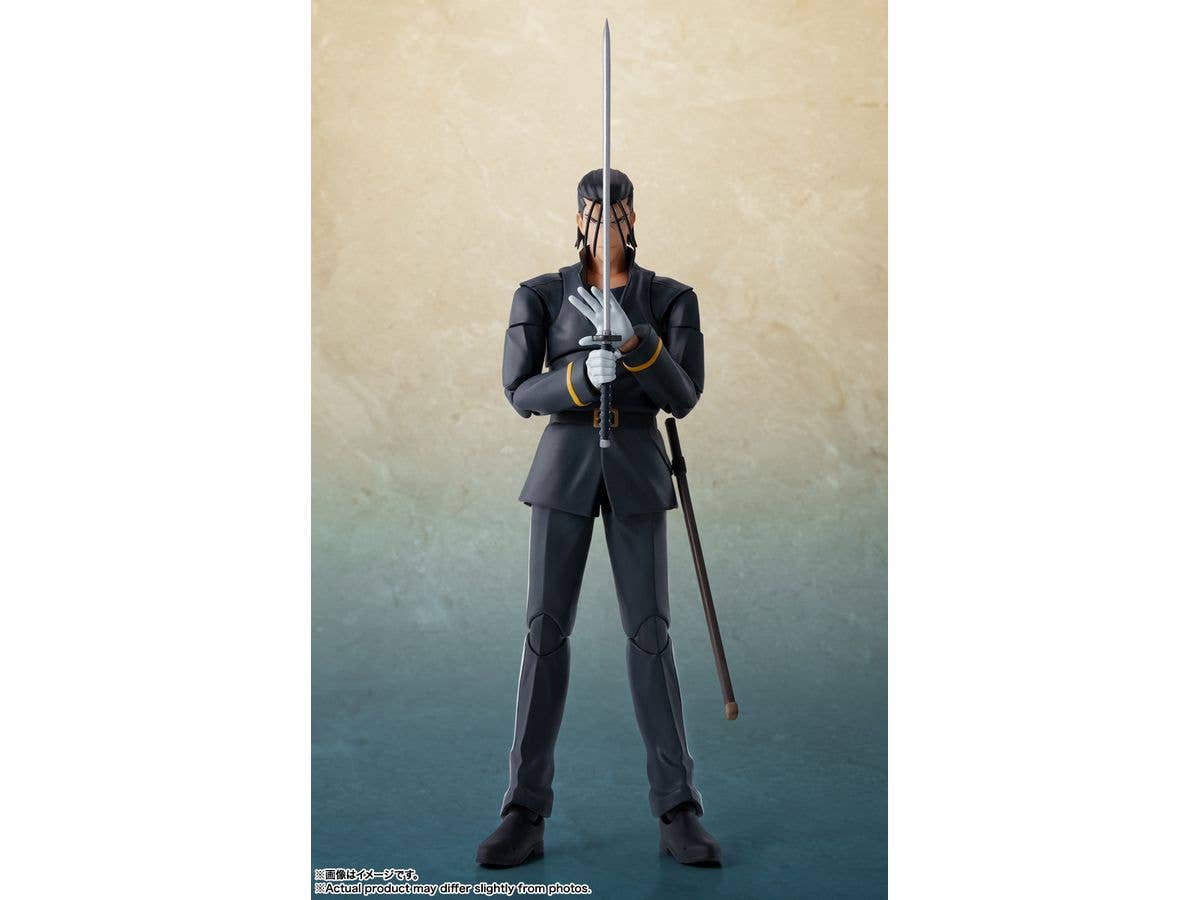 BANDAI Tamashii Hajime Saito "Rurouni Kenshin: Meiji Swordsman Romantic Story", TAMASHII NATIONS S.H.Figuarts | 4573102654816
