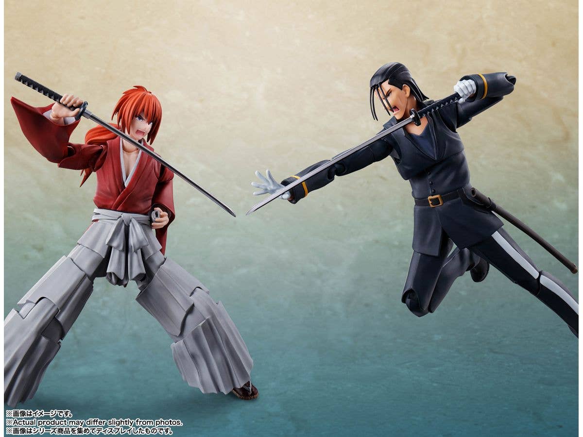 BANDAI Tamashii Hajime Saito "Rurouni Kenshin: Meiji Swordsman Romantic Story", TAMASHII NATIONS S.H.Figuarts | 4573102654816
