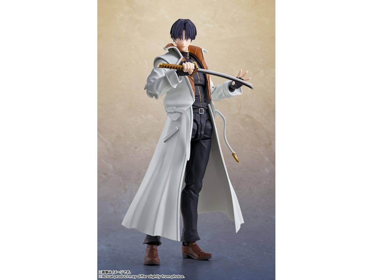 BANDAI Tamashii Aoshi Shinomori "Rurouni Kenshin: Meiji Swordsman Romantic Story", TAMASHII NATIONS S.H.Figuarts | 4573102654823