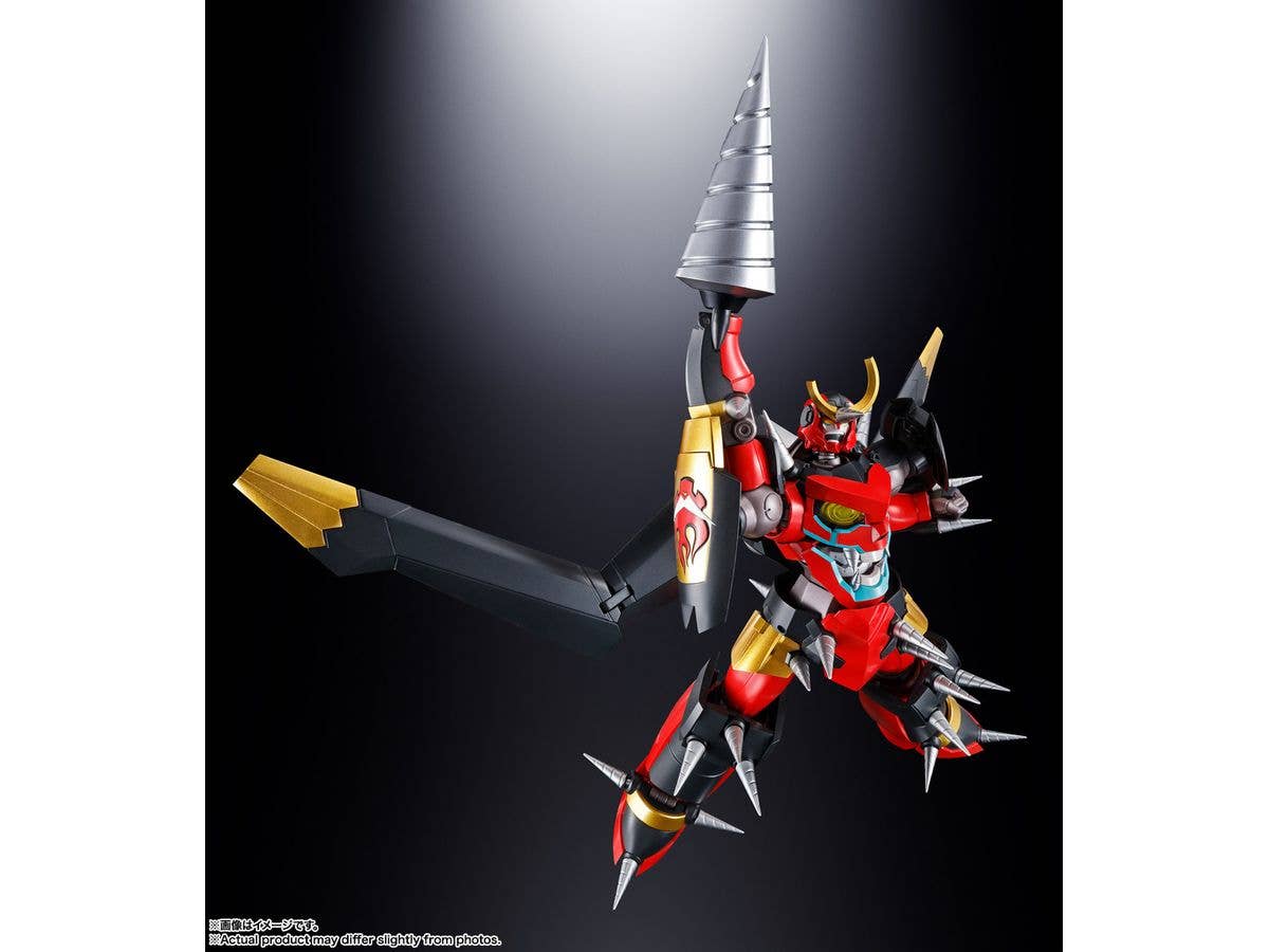 BANDAI Spirits GX-107 Gurren Lagann & Giga Drill Set "Tengen Toppa Gurren Lagann", TAMASHII NATIONS Soul of Chogokin | 4573102657572