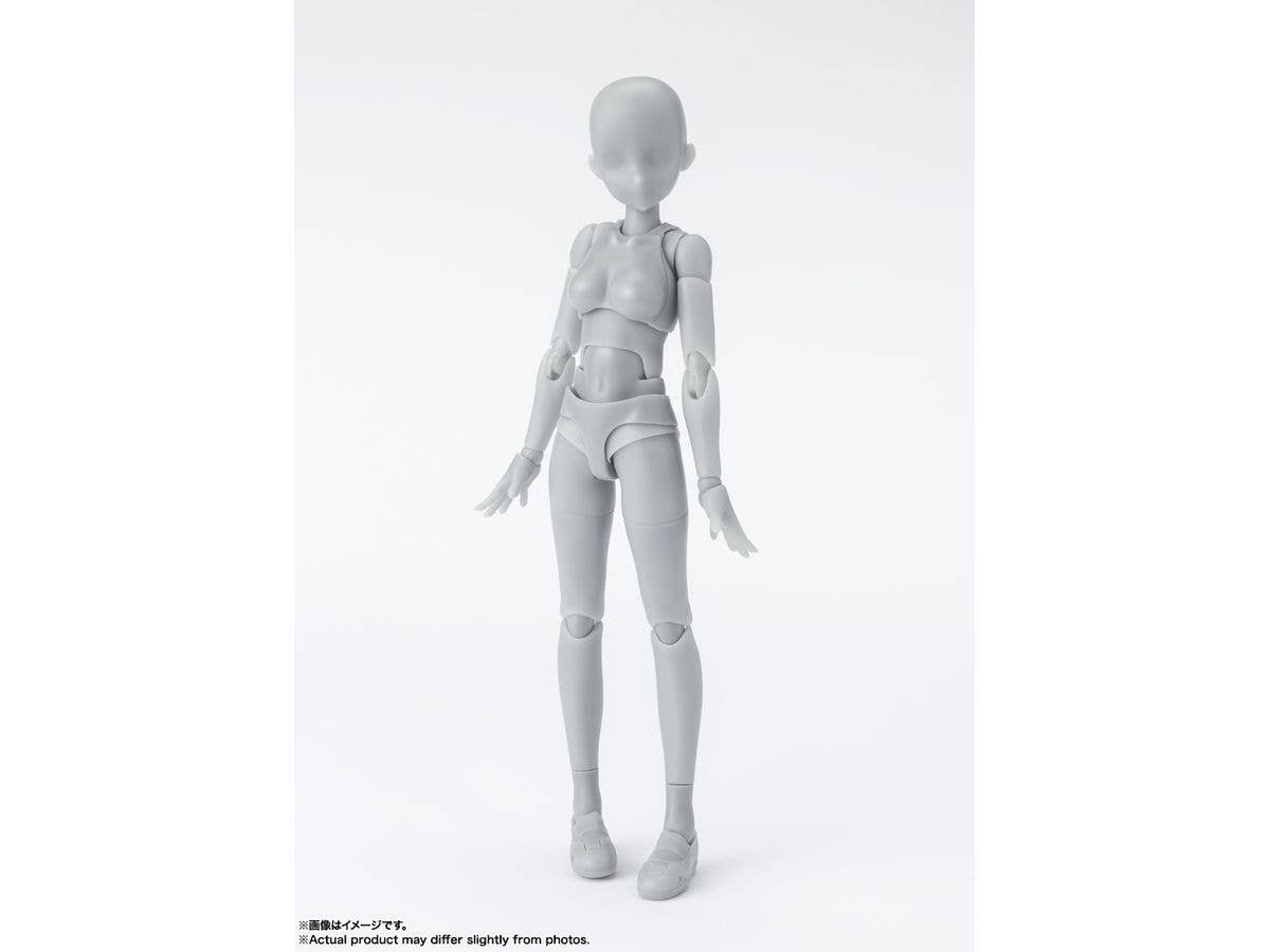 BANDAI Spirits BODY-CHAN -School Life- Edition DX SET (Gray Color Ver.), TAMASHII NATIONS S.H.Figuarts | 4573102660664