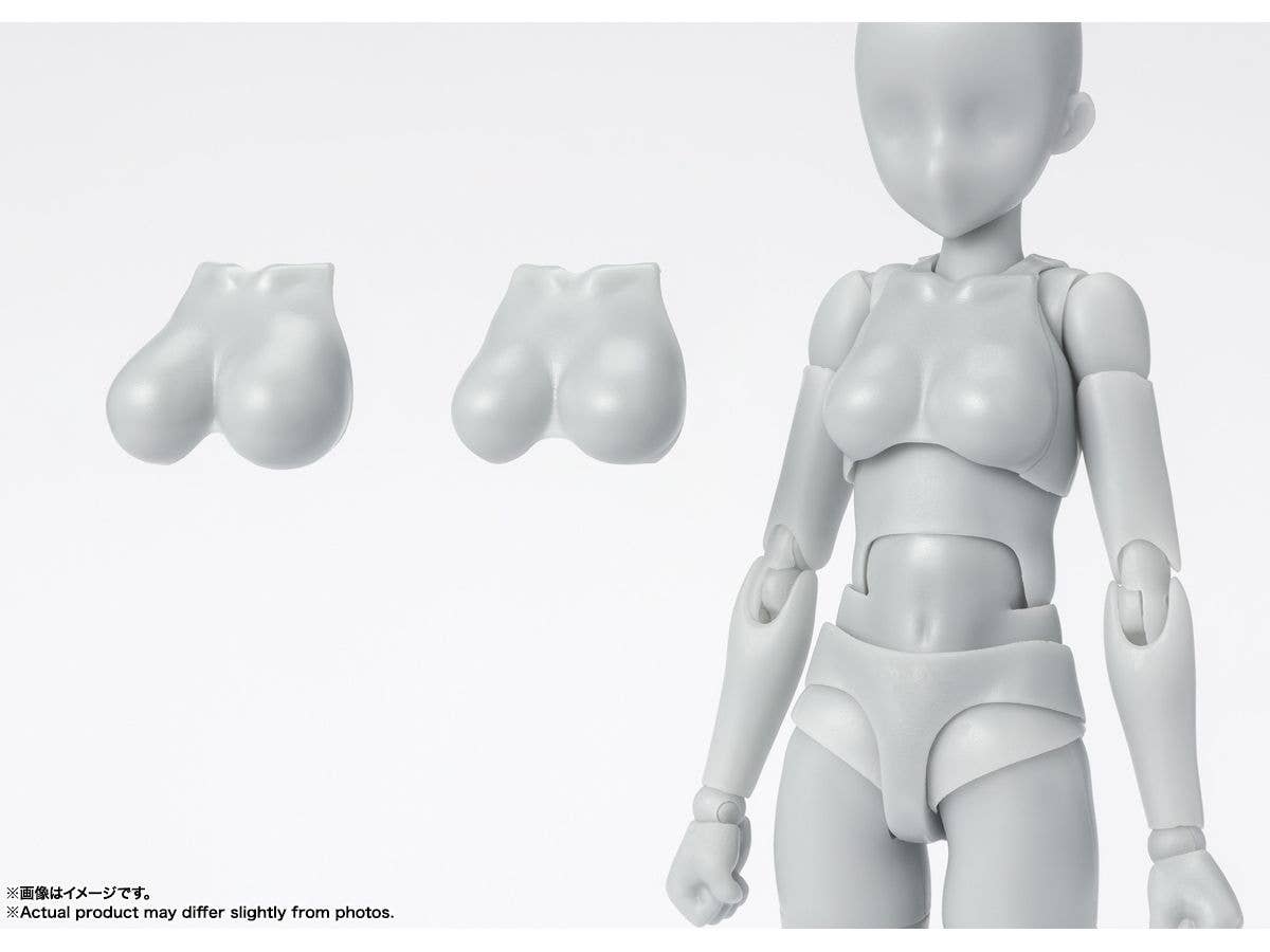 BANDAI Spirits BODY-CHAN -School Life- Edition DX SET (Gray Color Ver.), TAMASHII NATIONS S.H.Figuarts | 4573102660664