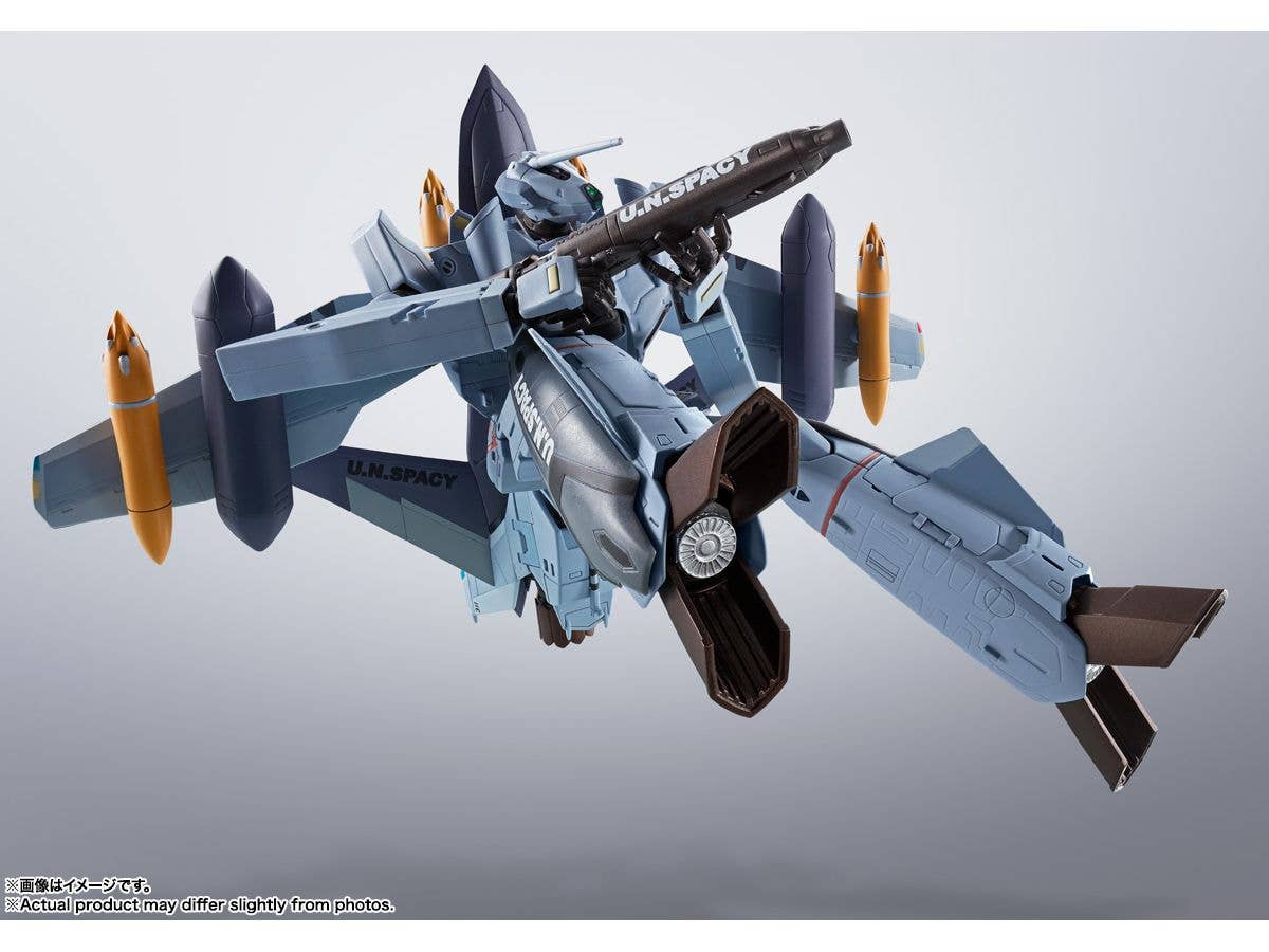 BANDAI Spirits VF-0A PHOENIX(SHIN KUDO USE) + QF-2200D-B GHOST "MACROSS ZERO", TAMASHII NATIONS HI-METAL R | 4573102660848