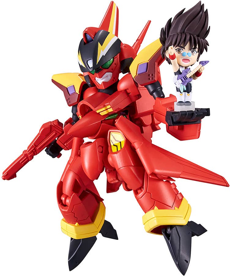 BANDAI Spirits VF-19 Custom Fire Valkyrie with Basara Nekki "Macross 7", TAMASHII NATIONS Tiny Session | 4573102660862