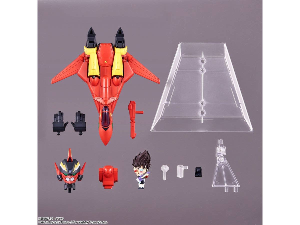 BANDAI Spirits VF-19 Custom Fire Valkyrie with Basara Nekki "Macross 7", TAMASHII NATIONS Tiny Session | 4573102660862