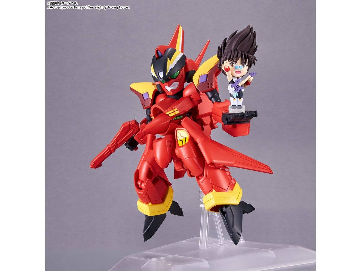 BANDAI Spirits VF-19 Custom Fire Valkyrie with Basara Nekki "Macross 7", TAMASHII NATIONS Tiny Session | 4573102660862