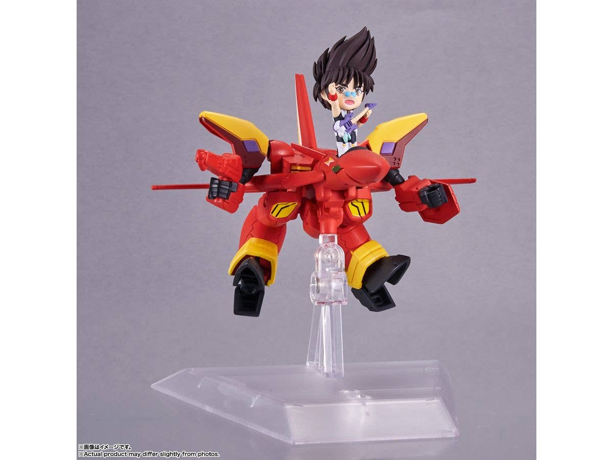 BANDAI Spirits VF-19 Custom Fire Valkyrie with Basara Nekki "Macross 7", TAMASHII NATIONS Tiny Session | 4573102660862