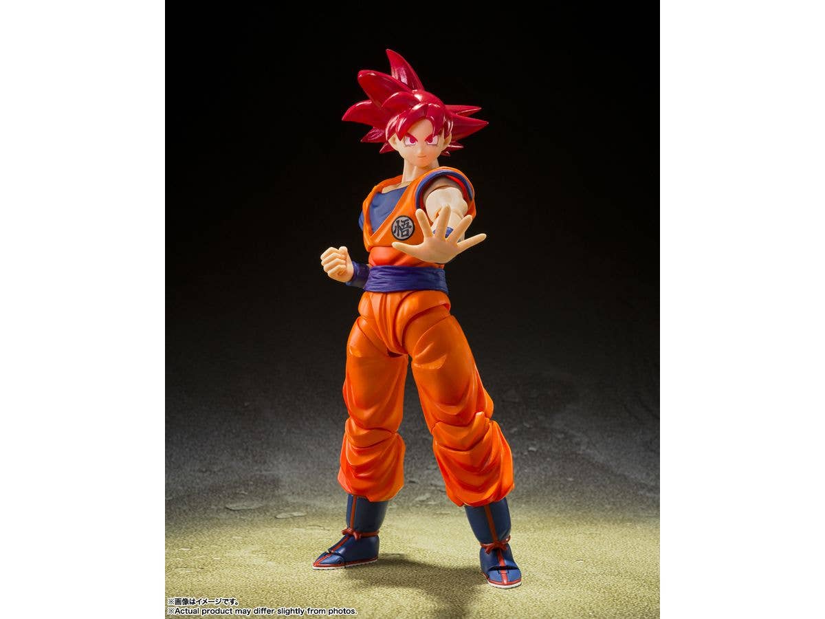 BANDAI Spirits SUPER SAIYAN GOD SON GOKU -SAIYAN GOD OF VIRTUE- "DRAGON BALL SUPER", TAMASHII NATIONS S.H.Figuarts | 4573102661234
