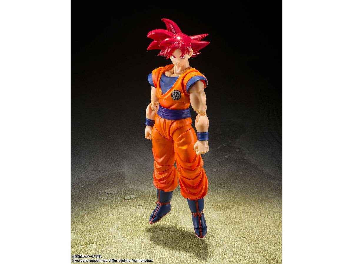 BANDAI Spirits SUPER SAIYAN GOD SON GOKU -SAIYAN GOD OF VIRTUE- "DRAGON BALL SUPER", TAMASHII NATIONS S.H.Figuarts | 4573102661234