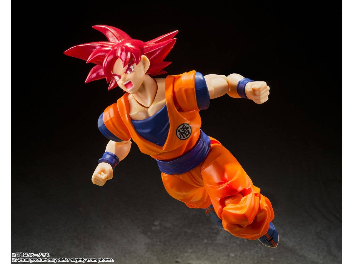 BANDAI Spirits SUPER SAIYAN GOD SON GOKU -SAIYAN GOD OF VIRTUE- "DRAGON BALL SUPER", TAMASHII NATIONS S.H.Figuarts | 4573102661234