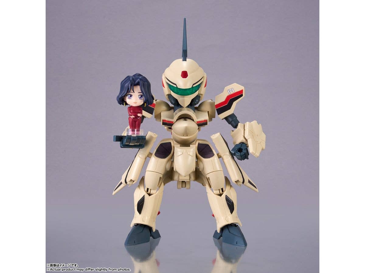 BANDAI Tamashii YF-19(ISAMU ALVA DYSON USE) with MYUNG FANG LONE "MACROSS PLUS", TAMASHII NATIONS TINY SESSION | 4573102664204