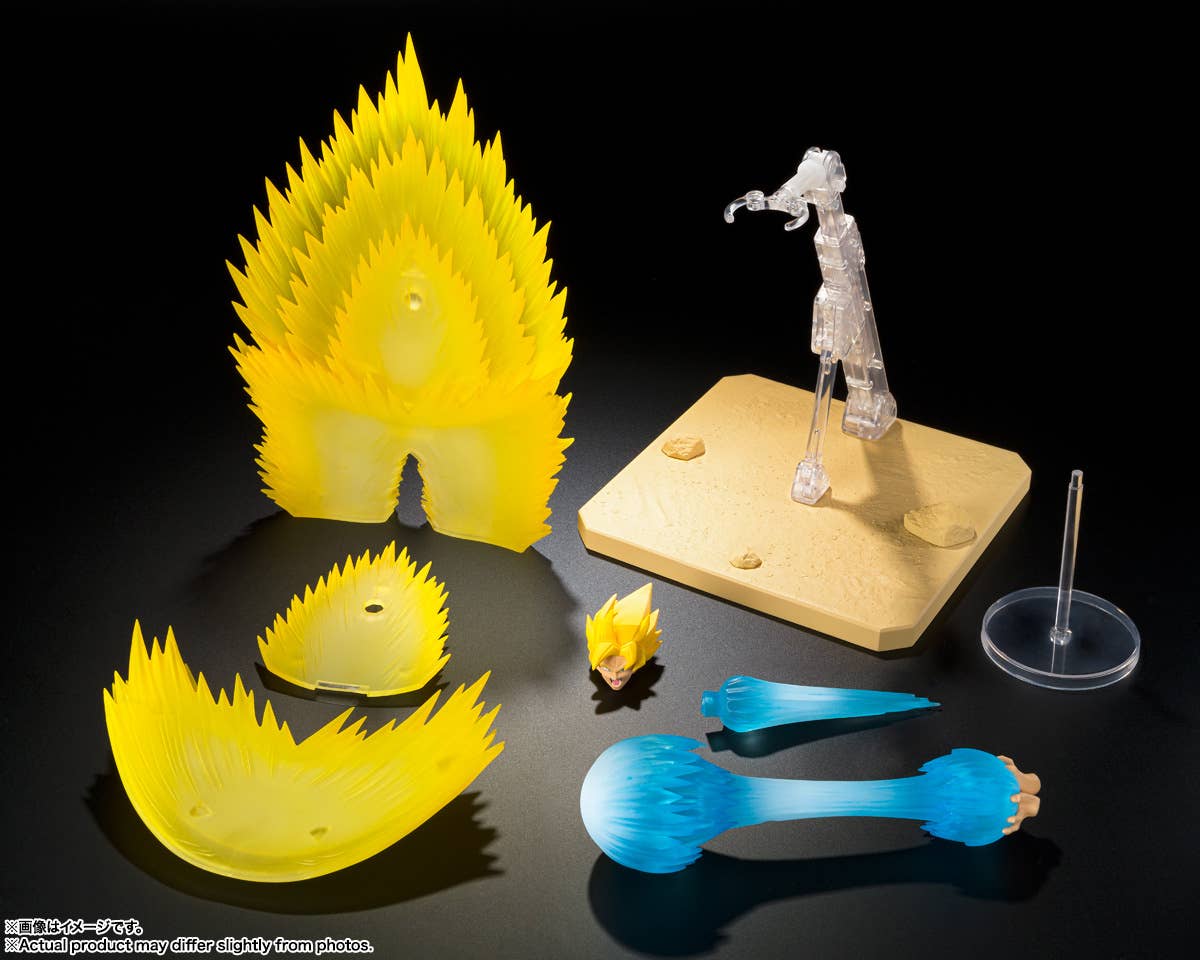 BANDAI Tamashii SUPER SAIYAN SON GOKU’S EFECT PARTS SET-TELEPORT KAMEHAMEHA- "DRAGON BALL Z", TAMASHII NATIONS S.H.Figuarts | 4573102664570