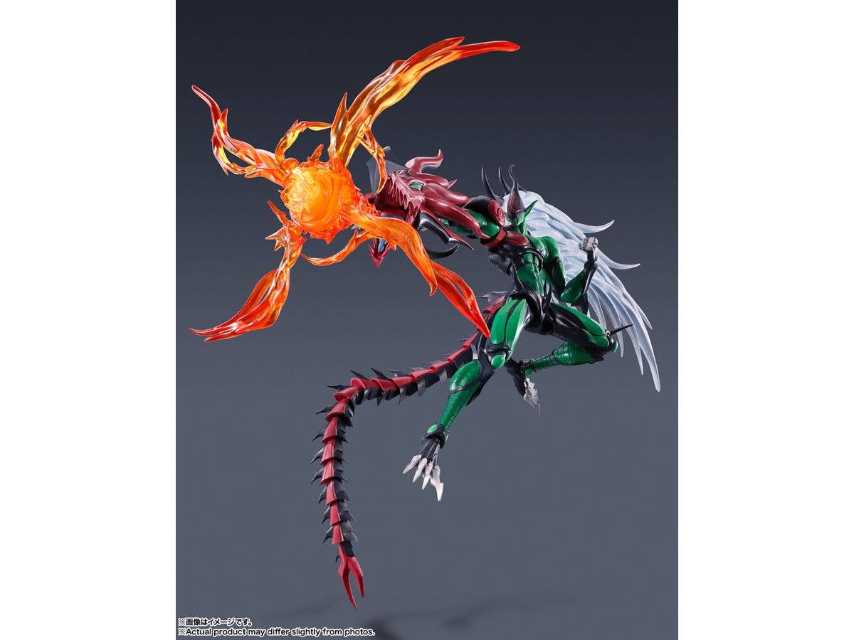 BANDAI Tamashii ELEMENTAL HERO FLAME WINGMAN "Yu-Gi-Oh! GX", TAMASHII NATIONS S.H.MonsterArts | 4573102664655