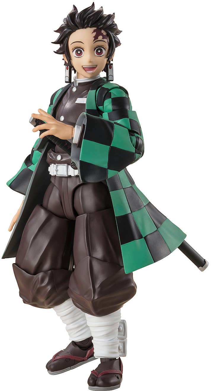 BANDAI Tamashii Tanjiro Kamado "Demon Slayer: Kimetsu no Yaiba", TAMASHII NATIONS S.H.Figuarts | 4573102664754