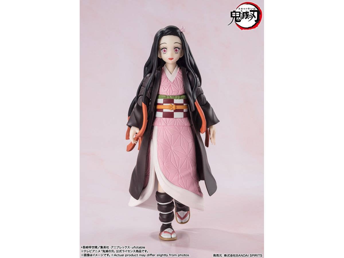 BANDAI Tamashii Nezuko Kamado "Demon Slayer: Kimetsu no Yaiba", TAMASHII NATIONS S.H.Figuarts | 4573102664761