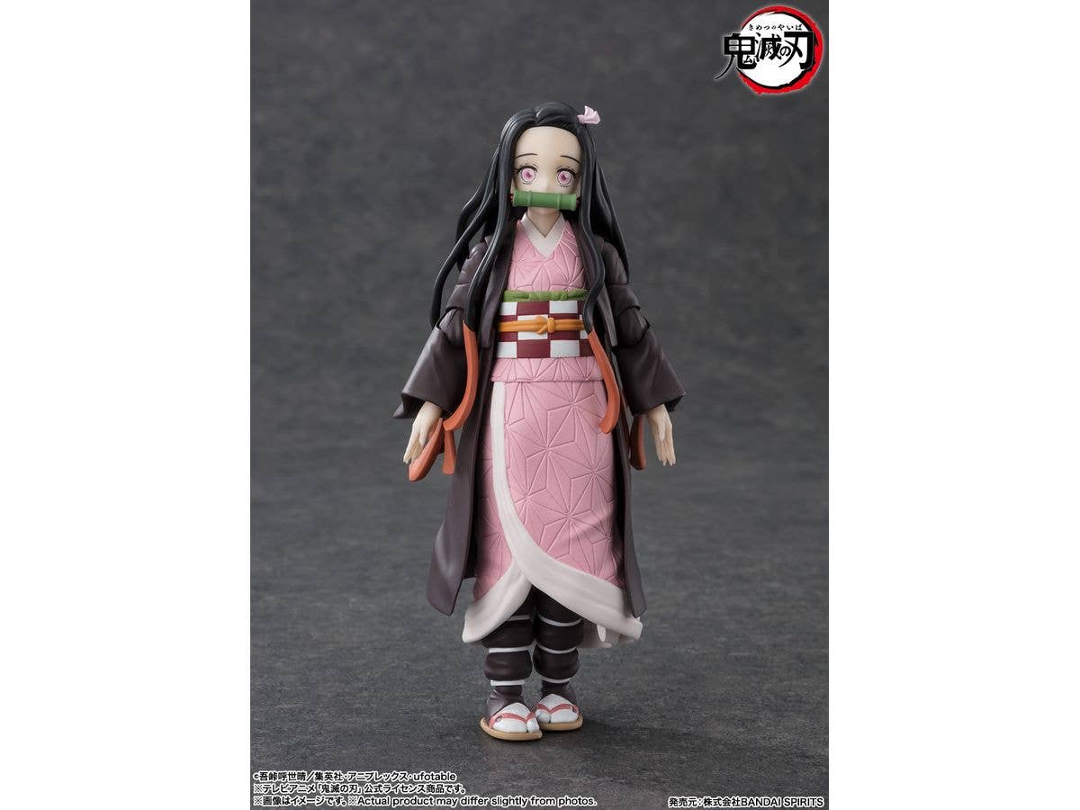 BANDAI Tamashii Nezuko Kamado "Demon Slayer: Kimetsu no Yaiba", TAMASHII NATIONS S.H.Figuarts | 4573102664761