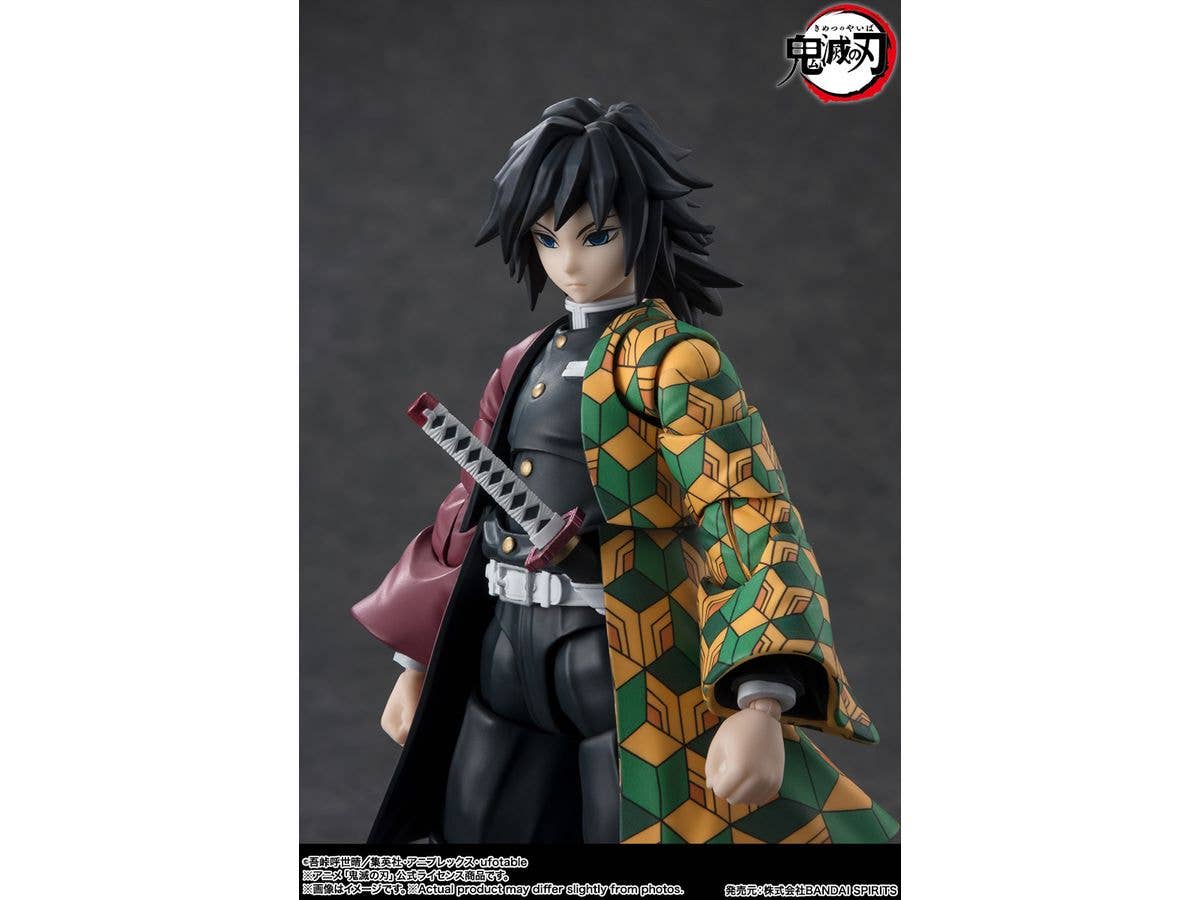 BANDAI Tamashii GIYU TOMIOKA "Demon Slayer: Kimetsu no Yaiba", TAMASHII NATIONS S.H.Figuarts | 4573102664778