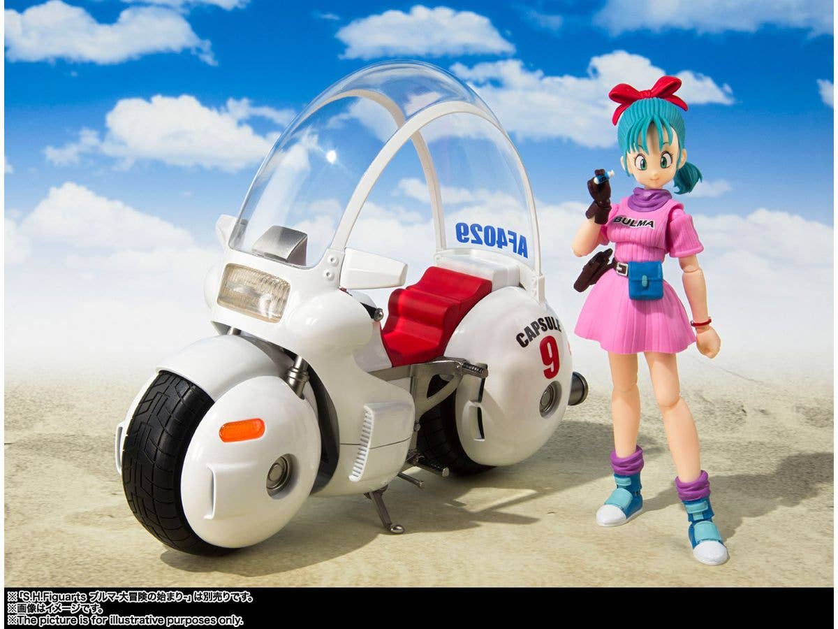 BANDAI Tamashii BULMA‘S MOTORCYCLE -HOIPOI CAPSULE No.9- "DRAGON BALL SERIES", TAMASHII NATIONS S.H.Figuarts | 4573102664983
