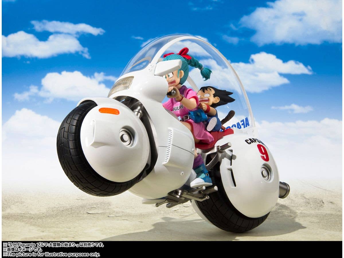 BANDAI Tamashii BULMA‘S MOTORCYCLE -HOIPOI CAPSULE No.9- "DRAGON BALL SERIES", TAMASHII NATIONS S.H.Figuarts | 4573102664983