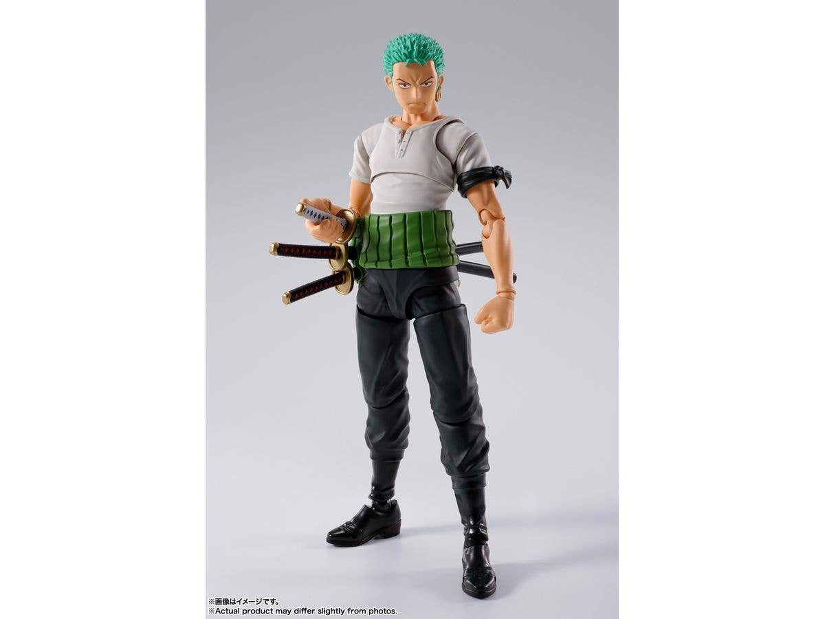 BANDAI Tamashii RORONOA ZORO -ROMANCE DAWN- "ONE PIECE", TAMASHII NATIONS S.H.Figuarts | 4573102666253