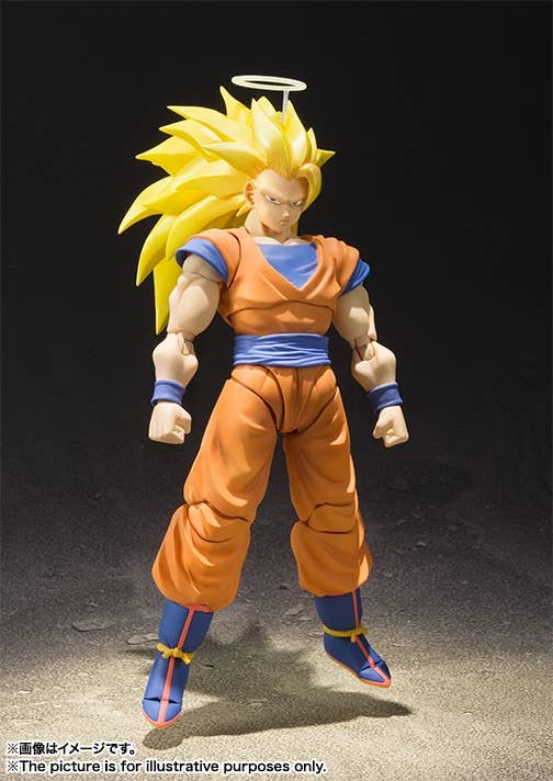 BANDAI Tamashii (Reissue) Super Saiyan 3 Goku "DRAGON BALL Z", TAMASHII NATIONS S.H.Figuarts | 4573102668738