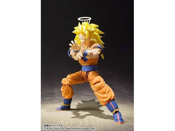 BANDAI Tamashii (Reissue) Super Saiyan 3 Goku "DRAGON BALL Z", TAMASHII NATIONS S.H.Figuarts | 4573102668738
