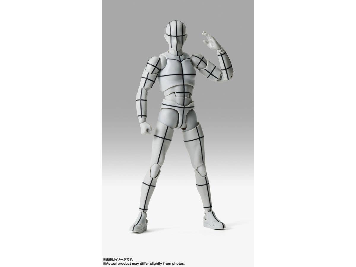 TAMASHII NATIONS BODY-KUN-Sports- Edition-WIRE FRAME- (Gray Color Ver.) "BODY-KUN/BODY-CHAN", TAMASHII NATIONS S.H.Figuarts | 4573102673077